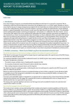 Legg Mason IF Martin Currie European Unconstrained Fund