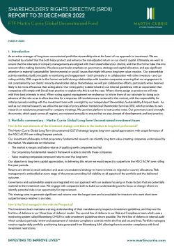FTF Martin Currie Global Unconstrained Fund