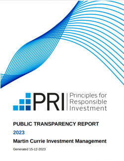 PRI Public Transparency Report 2023