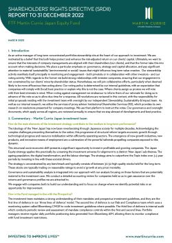 FTF Japan Equity Fund
