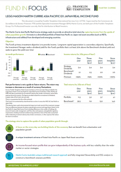 Legg Mason Martin Currie Asia ex. Japan Real Income Fund