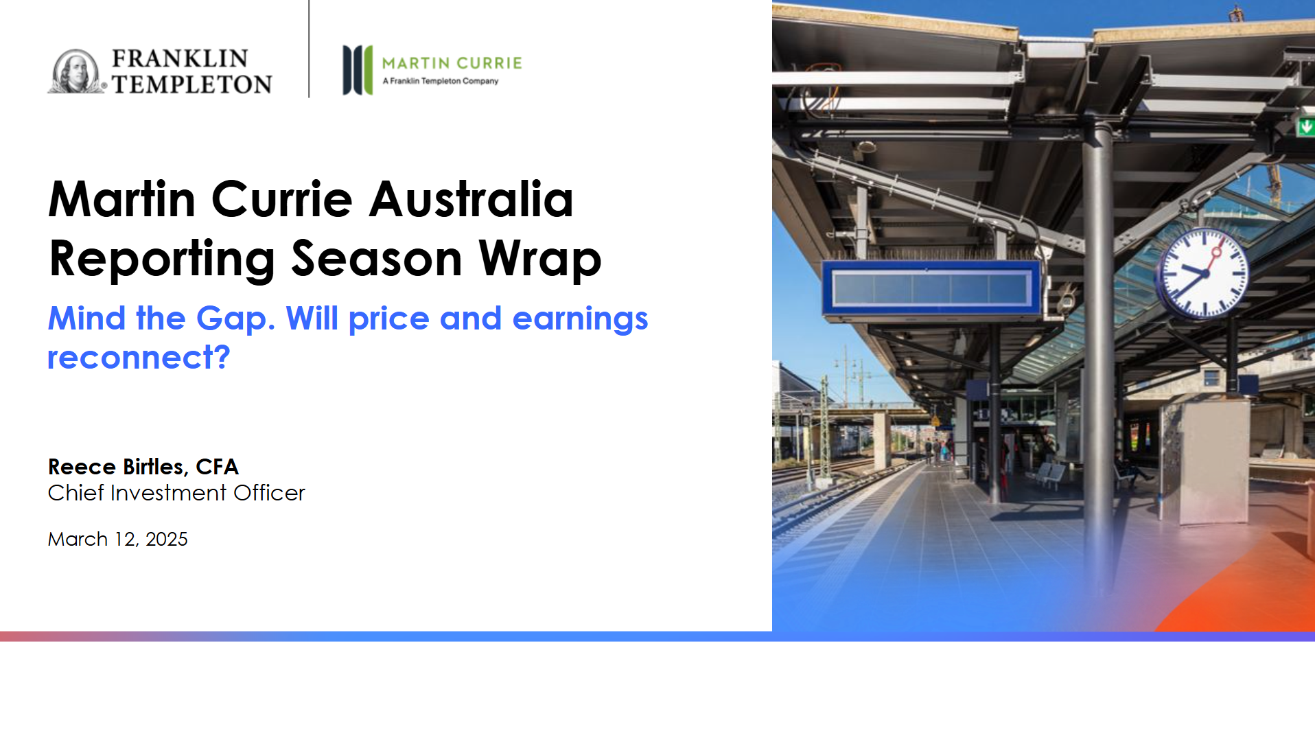 Webinar Reporting Season