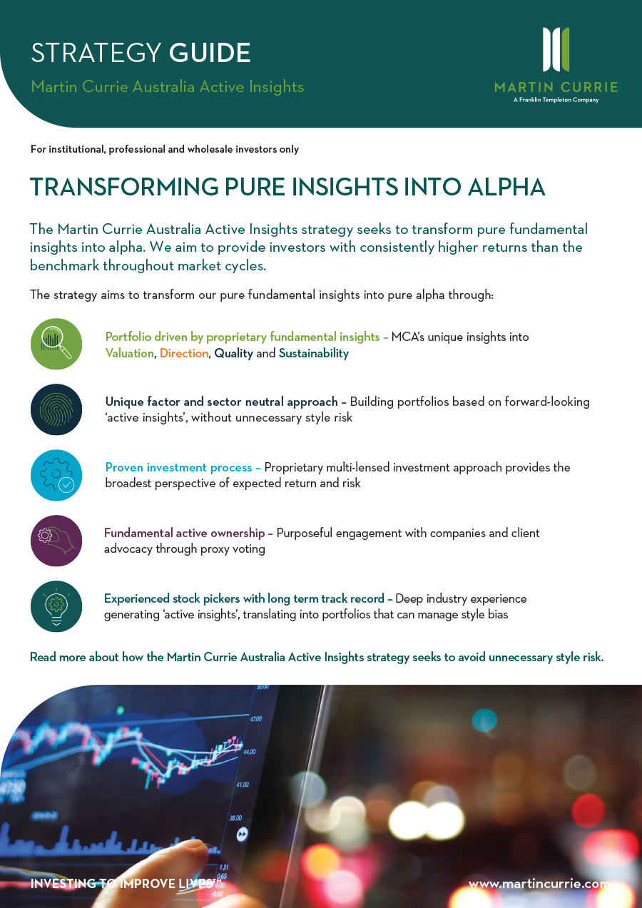 Martin Currie Australia Active Insights