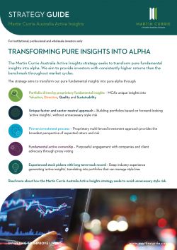 Martin Currie Australia Active Insights
